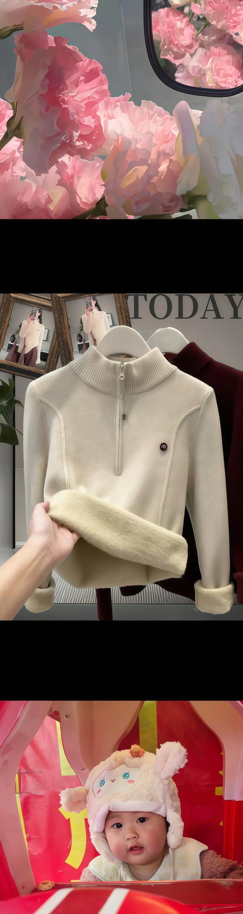 淘宝网店精选，时尚加绒打底衣服的温暖之旅