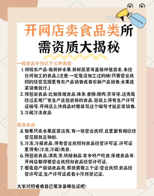 淘宝网店食品类资质全解析,如何顺利入驻,打造信誉高地?