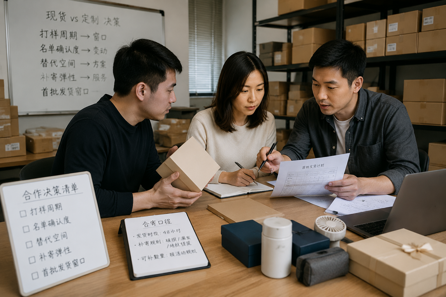 礼品代发第一次合作先上通用现货还是直接定制？打样周期、替代空间和补寄弹性差很多