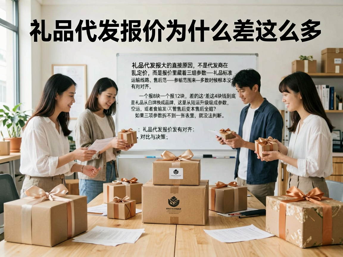 礼品代发报价为什么差这么多？礼品标准、线路和售后范围别混成一张表