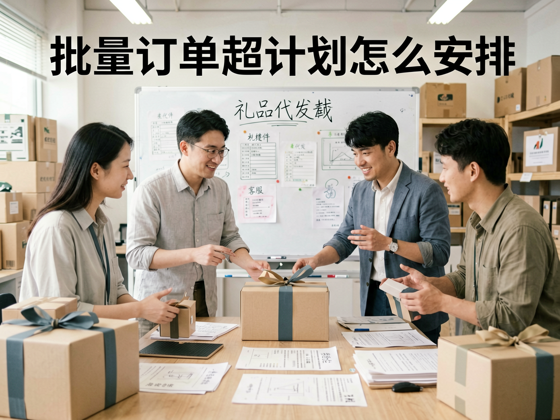 礼品代发网批量订单超计划怎么安排
