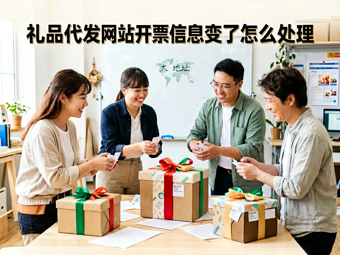 礼品代发网站开票信息变了怎么处理？先确认版本再归集受影响订单